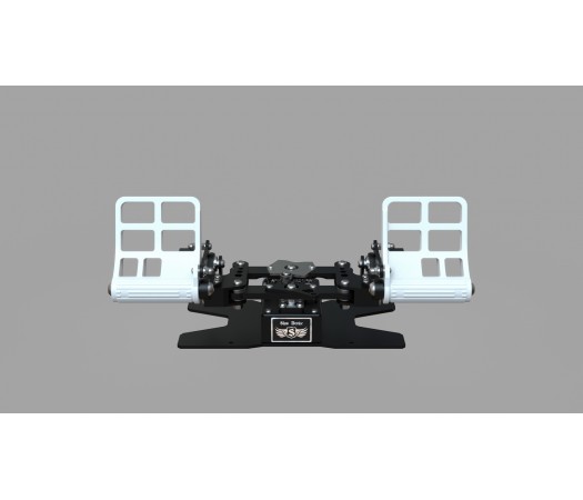 PRE-ORDER!!! RX Viper V3 Rudder Pedals + F16 Pedals Pads